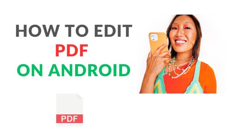 How to Edit a PDF on Android 2023