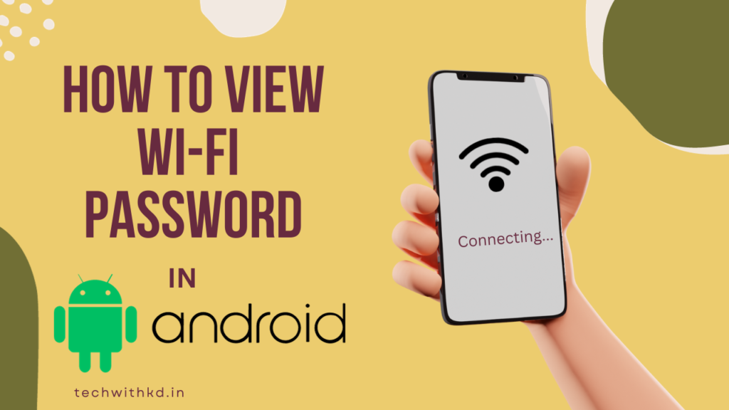 View Wi-Fi password on android