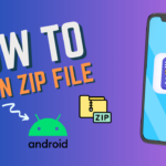 open zip file in android