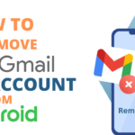 Remove Gmail account from android