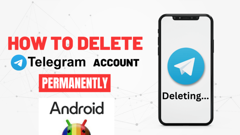 Delete Telegram account permanently on Android