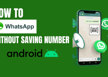Whatsapp without saving number on android